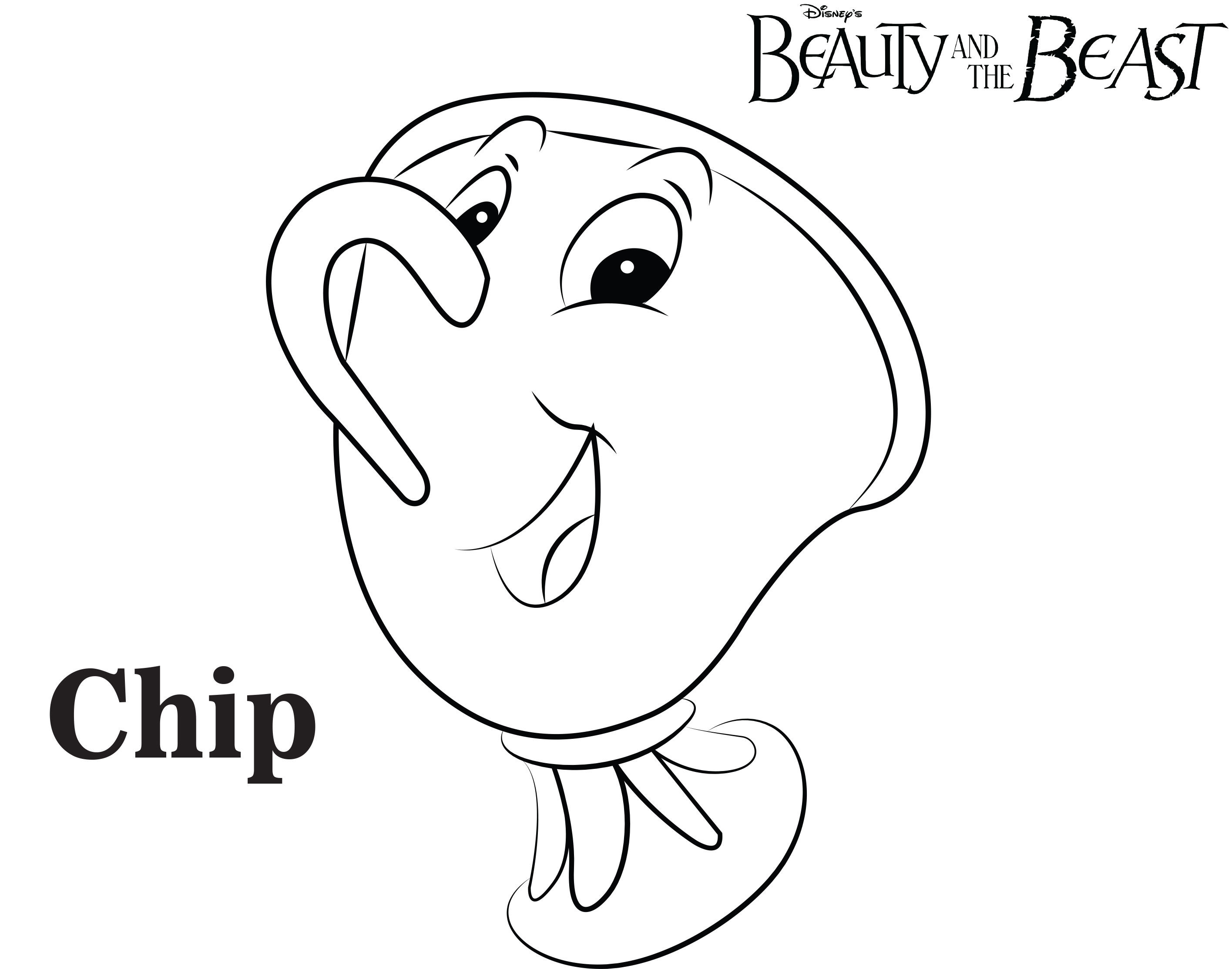 2831x2227 Beauty And The Beast Coloring Pages Free Printable