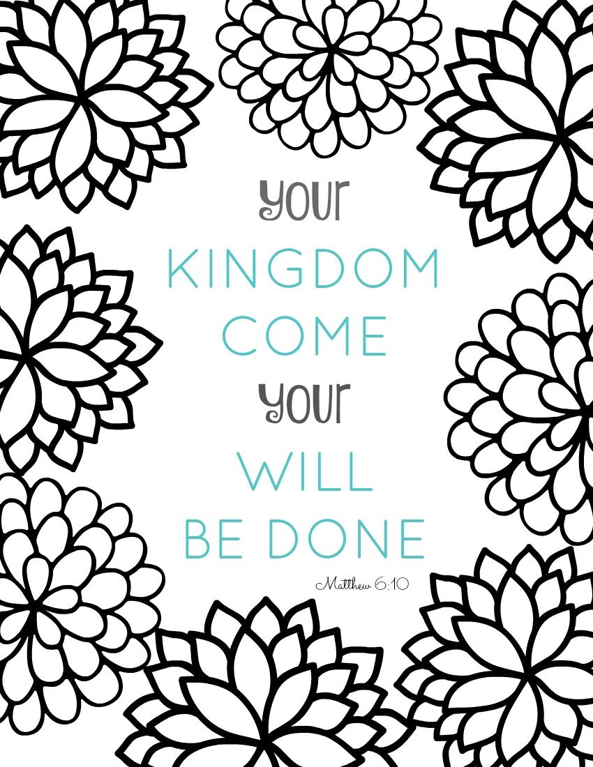 850x1100 Free Printable Bible Verse Coloring Pages With Bursting Blossoms