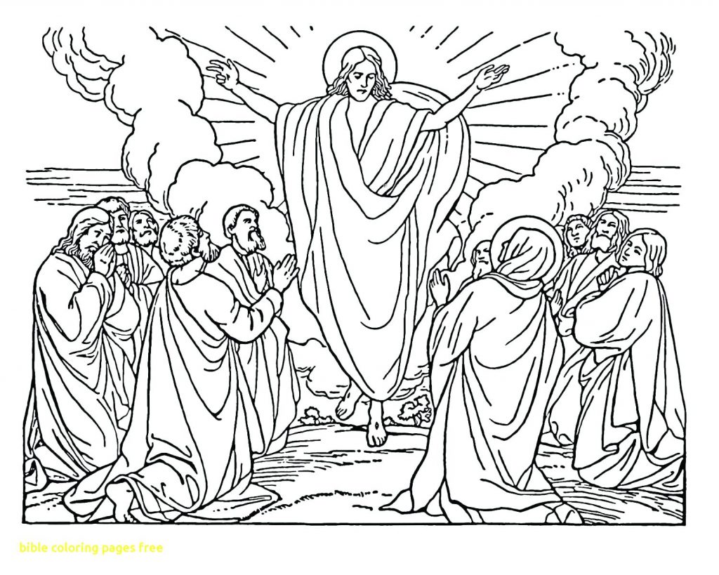 1024x819 Coloring Pages Free Christian Coloring Pages Bible With God