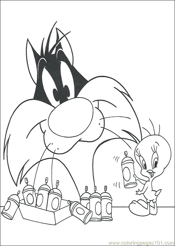 567x794 Tweety Bird Coloring Pages Coloring Page Tweety Bird Coloring
