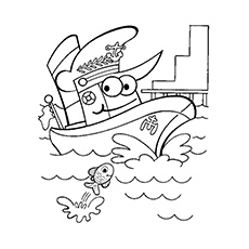 Free Printable Boat Coloring Pages