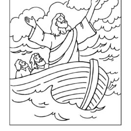268x268 Jesus Boat Coloring Page Archives