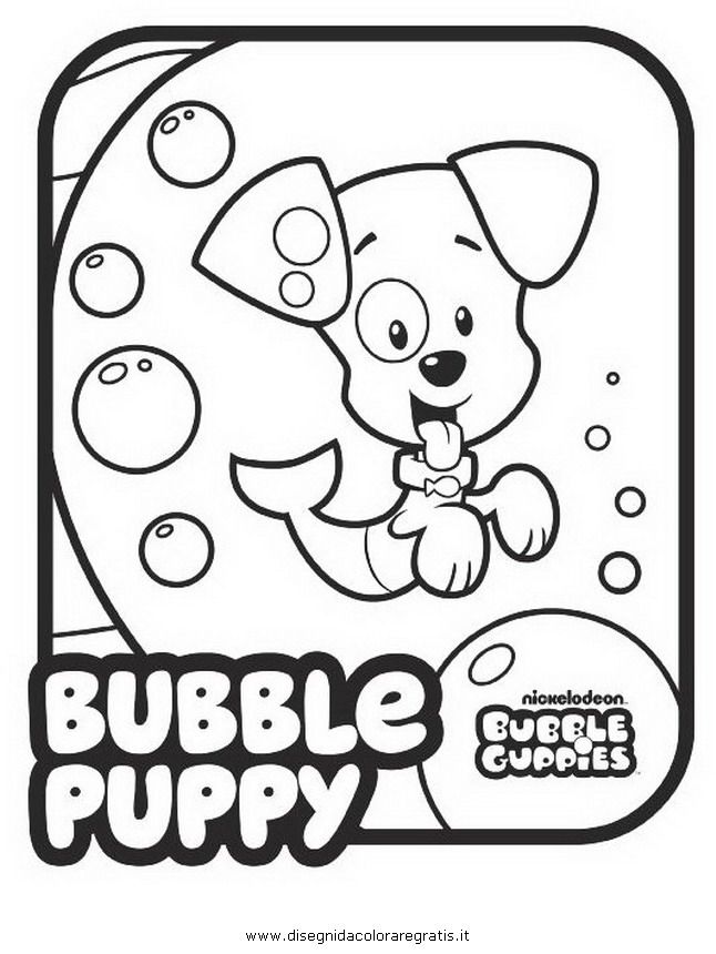 646x860 Printable Bubble Guppies Coloring Pages