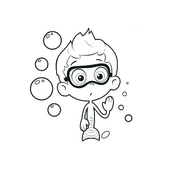 350x350 Bubble Guppies Coloring Page Coloring Pages Bubble Guppies