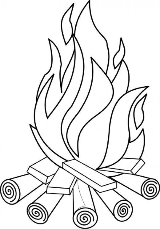 520x743 Camping Coloring Pages And Sheets For Adults And Kids Preescolar