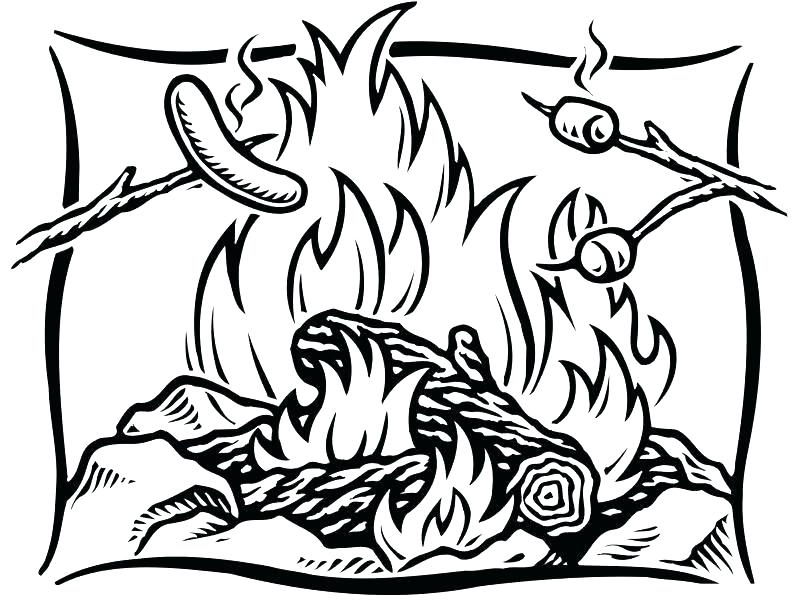 800x600 Camping Coloring Sheets Camping Coloring Pages Free Printable
