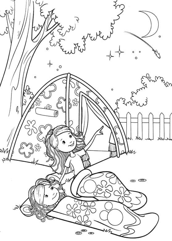 557x778 Free Printable Camping Coloring Sheets