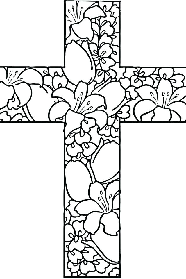 640x960 Free Printable Cross Coloring Pages Coloring Pages For Kids