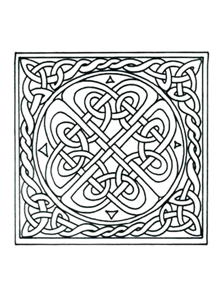 750x1000 Celtic Knot Coloring Pages Designs Coloring Pages Adult Knot
