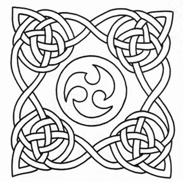 602x598 Printable Celtic Designs Free Printable Celtic Knot Patterns