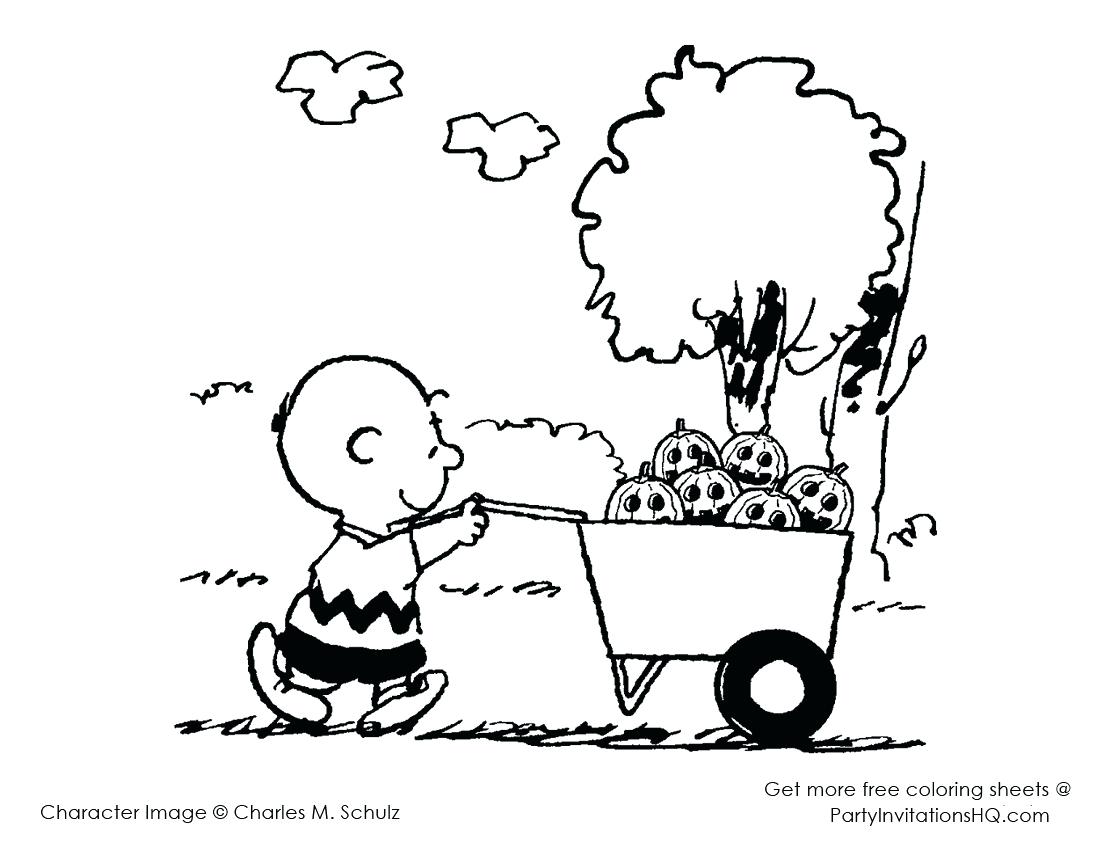 1100x850 Peanuts Characters Halloween Coloring Pages Charlie Brown Many