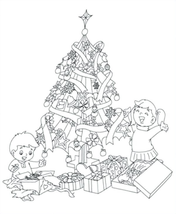 600x727 Preschool Christmas Coloring Pages Free Printable Preschool
