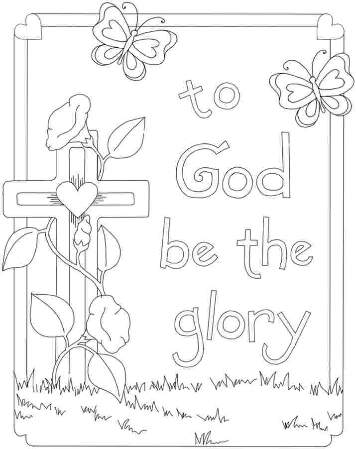 715x902 Religious Easter Coloring Pages