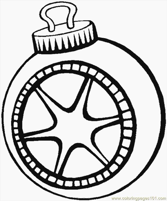 650x781 Christmas Ornament Coloring Pages