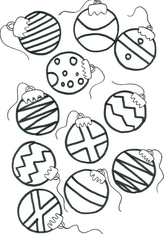 Free Printable Christmas Ornament Coloring Pages At Getdrawings 