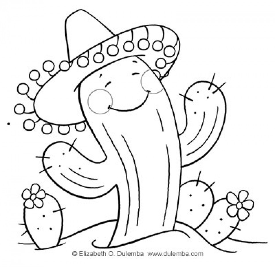 960x931 Cinco De Mayo Coloring Pages That Are Free To Print