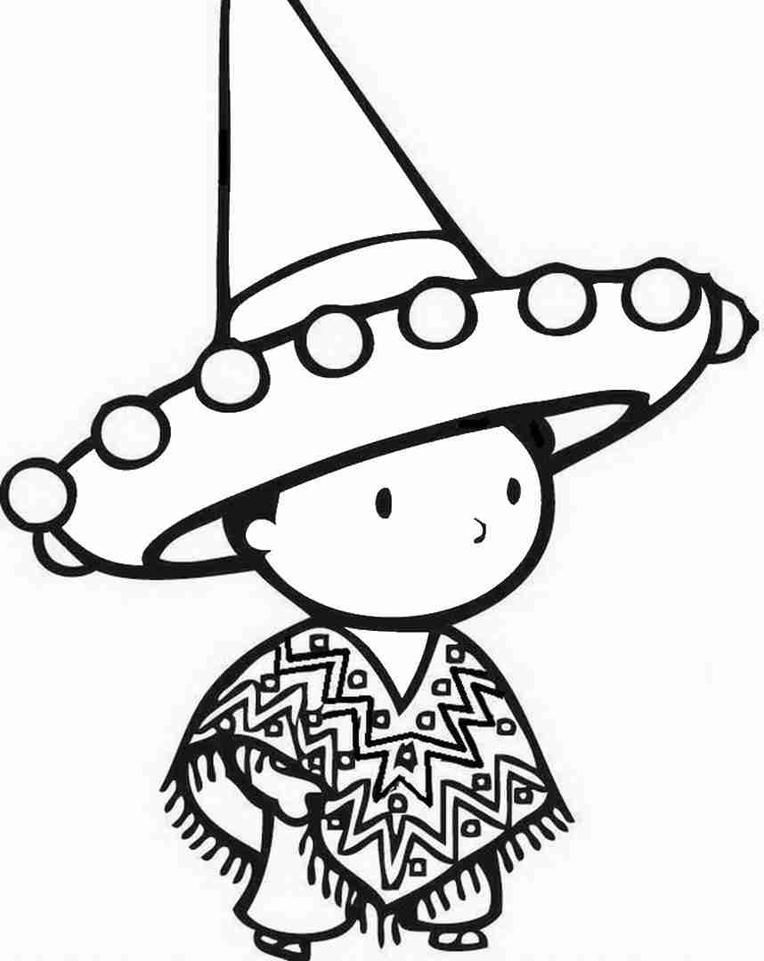 858x1080 Cinco De Mayo Coloring Pages For Girls Sweet Draw Print Pleasing