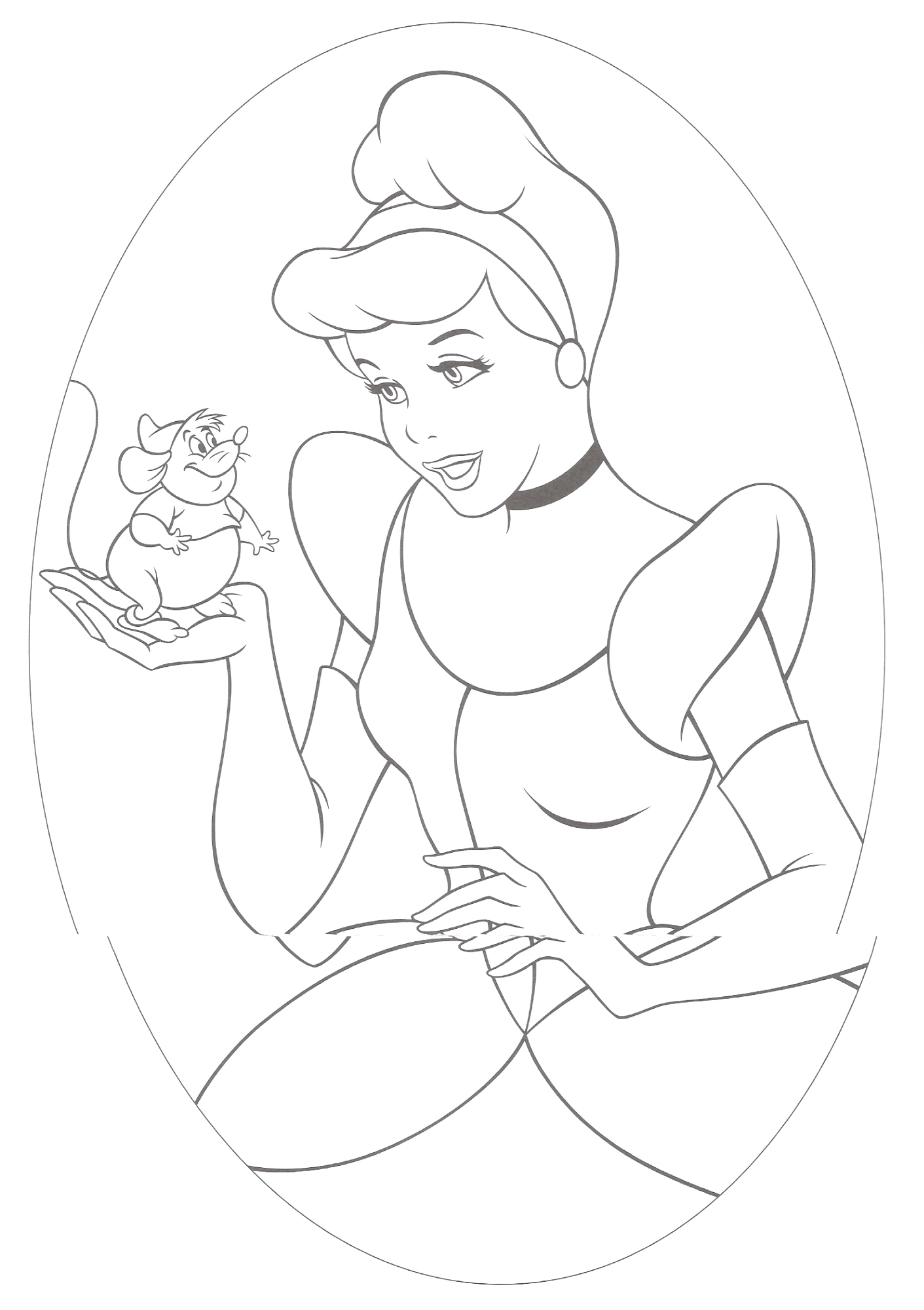 1411x2000 Free Printable Cinderella Coloring Pages For Kids