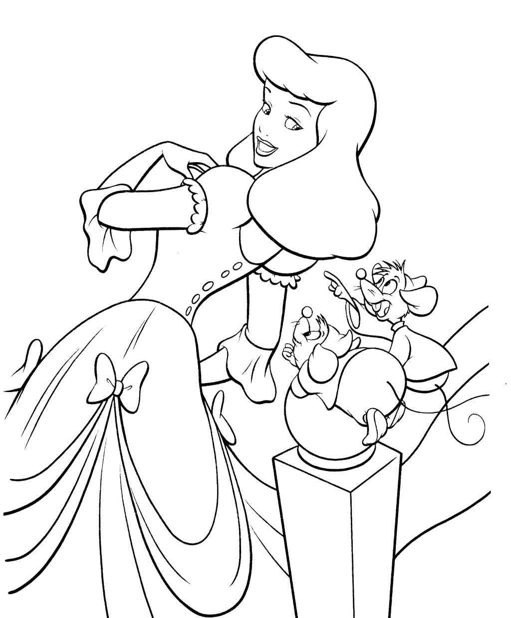 1024x1239 Coloring Pages Cinderella Coloring Page Mice Pages Car Tuning