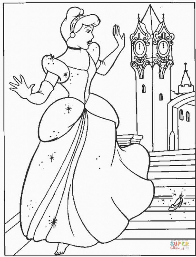 783x1024 Cinderella Coloring Pages Free Coloring Pages In Free Printable