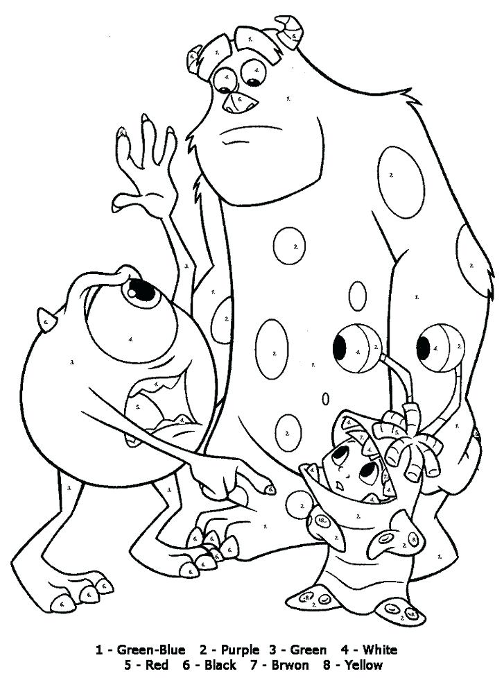 727x1000 Monsters Inc Coloring Book Pages Color