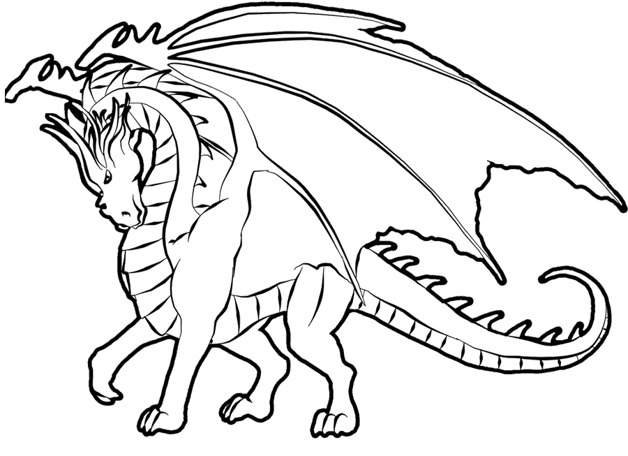 900x653 Printable Coloring Pages Dragons