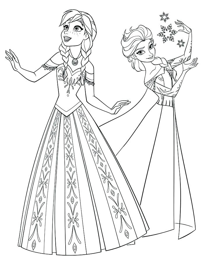 700x879 Frozen Elsa Coloring Pages Icontent