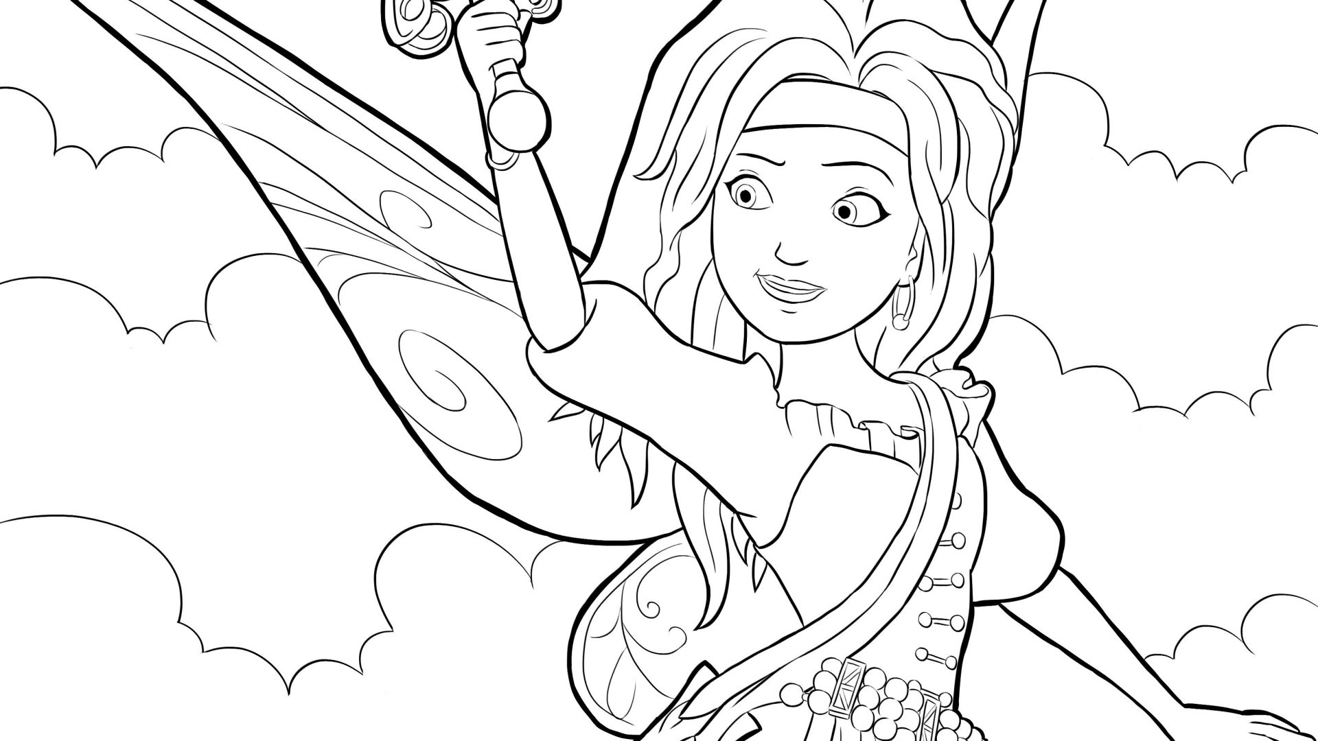 1920x1080 Beautiful Fairy Coloring Pages On Gallery Ideas Free Printable