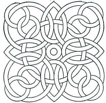 360x352 Free Printable Geometric Coloring Pages Adults Geometric Shapes