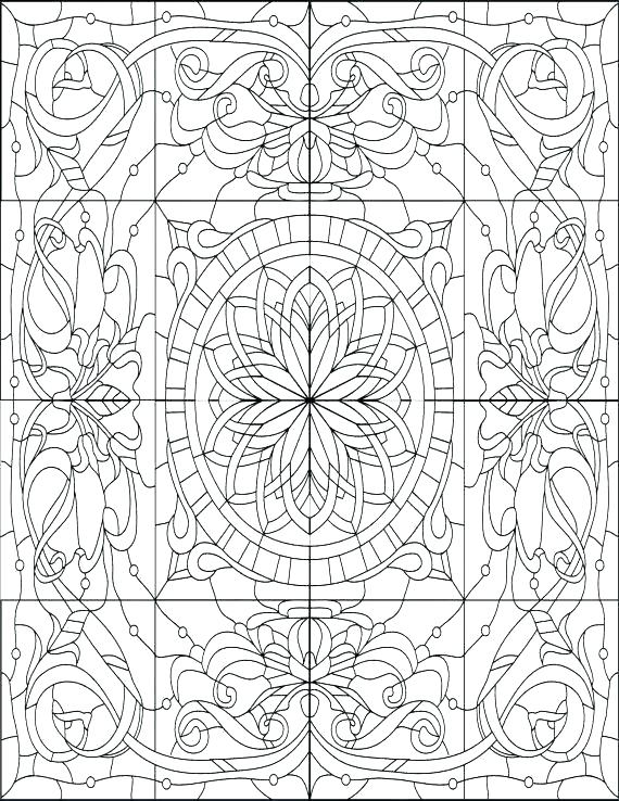 570x738 Geometric Color Sheets Free Printable Coloring Sheets For Adults
