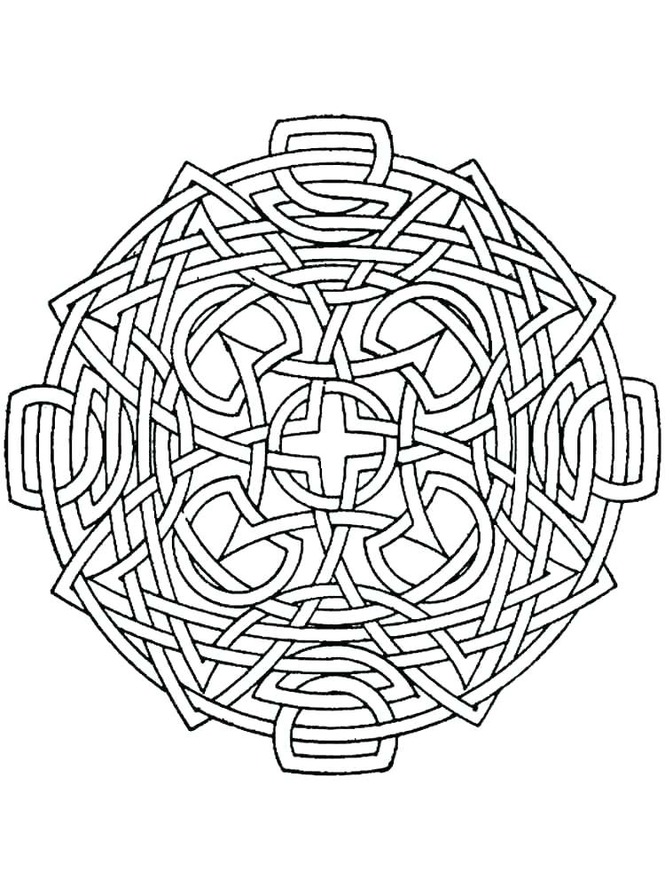 750x1000 Geometric Designs Coloring Pages Free Geometric Design Coloring