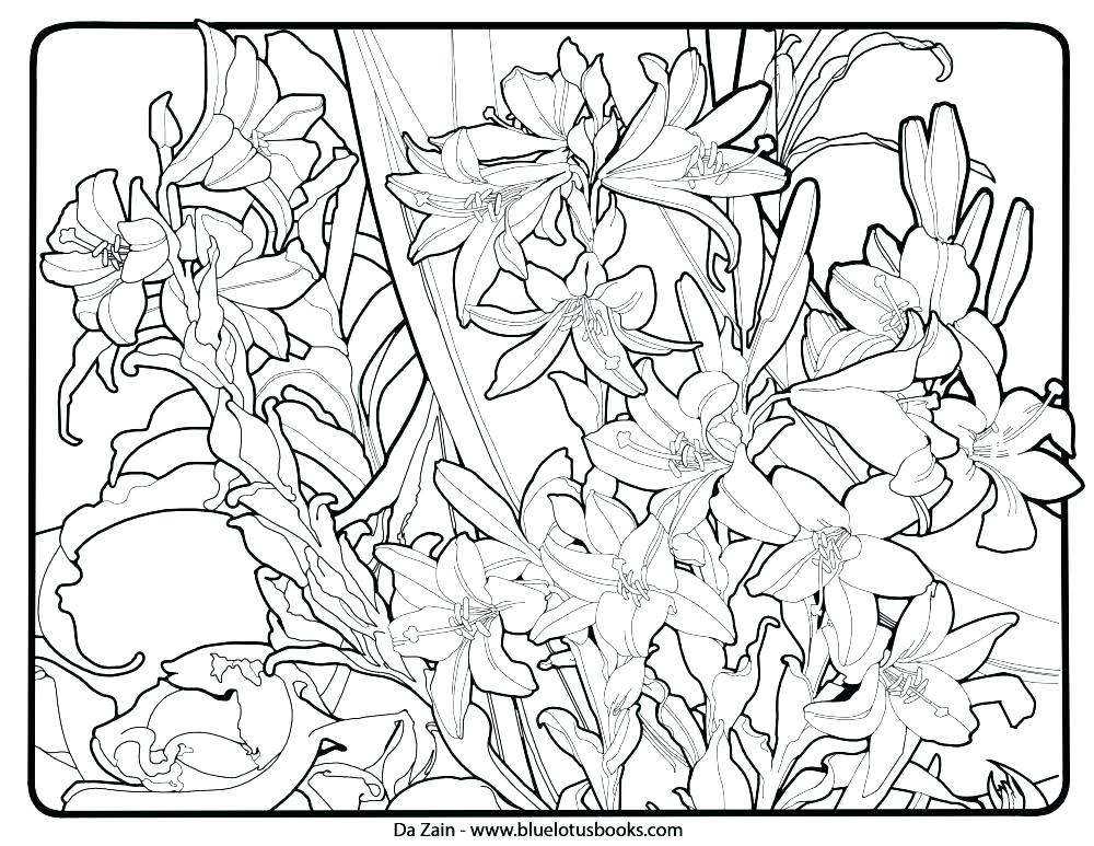 1000x773 Geometric Pattern Coloring Pages Coloring Pages Flowers
