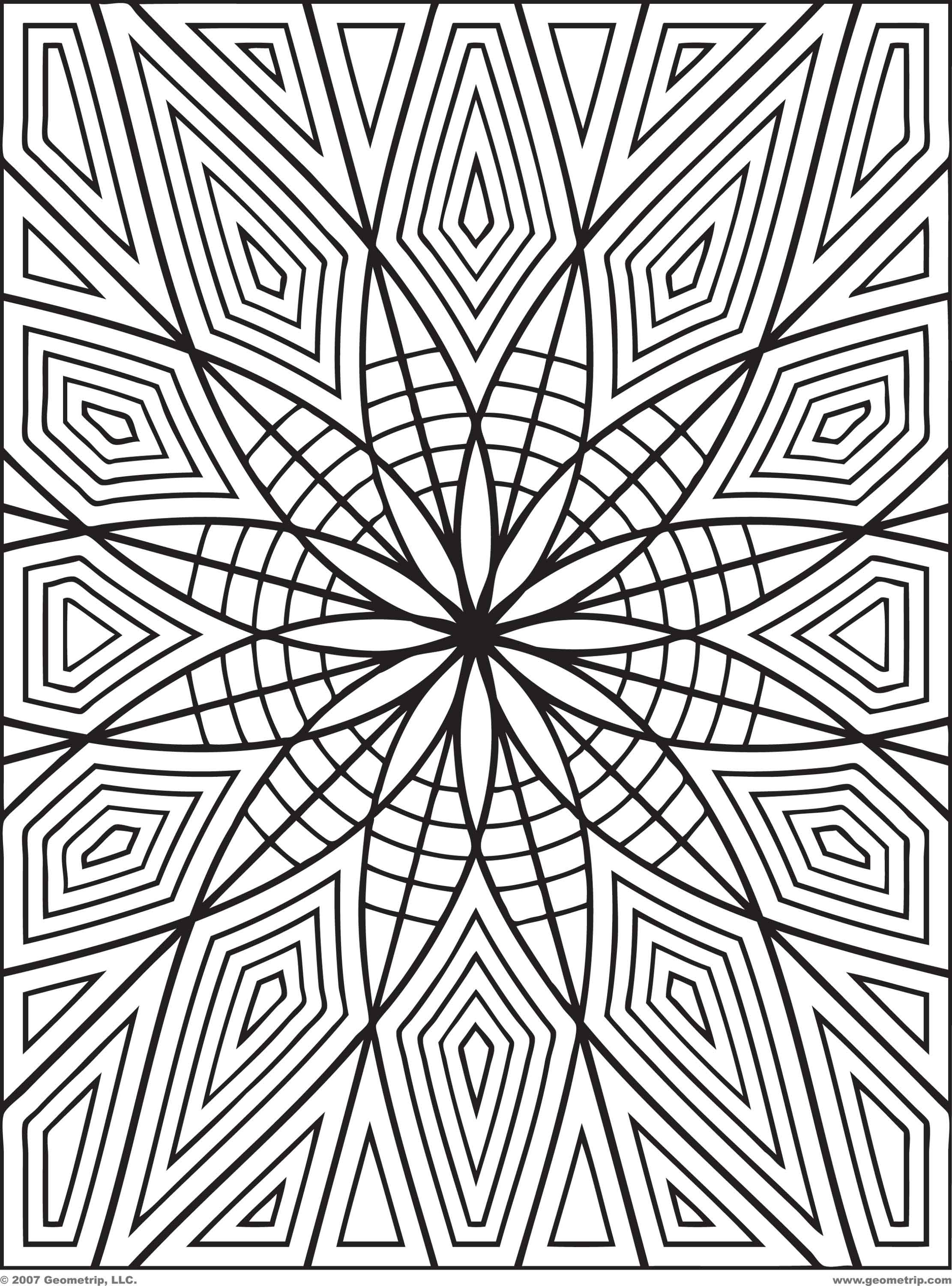 2222x3000 Coloring Pages Adults Geometric Amazing Free Printable Coloring