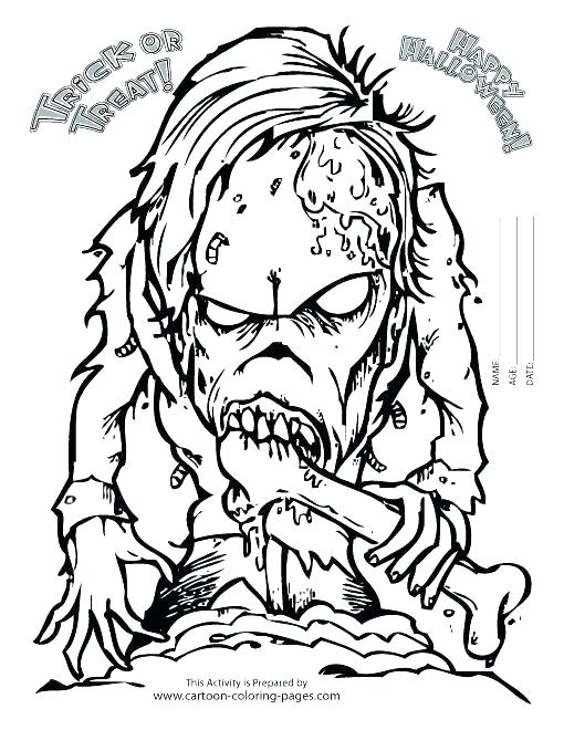 510x660 Halloween Printable Coloring Pages Astonishing Free Printable