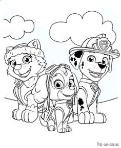 236x290 Free Printable Paw Patrol Coloring Pages For Kids Print Out