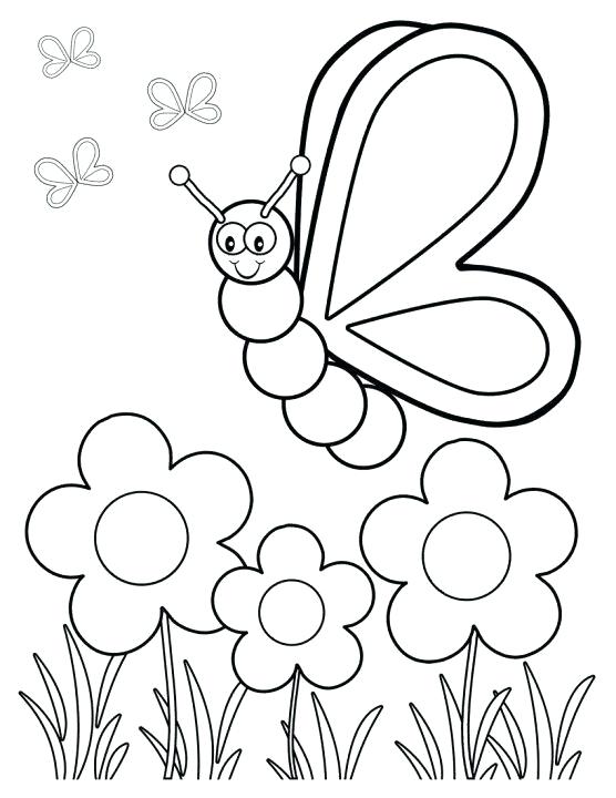 556x720 Free Coloring Pages For Kindergarten Fair Spring Printable