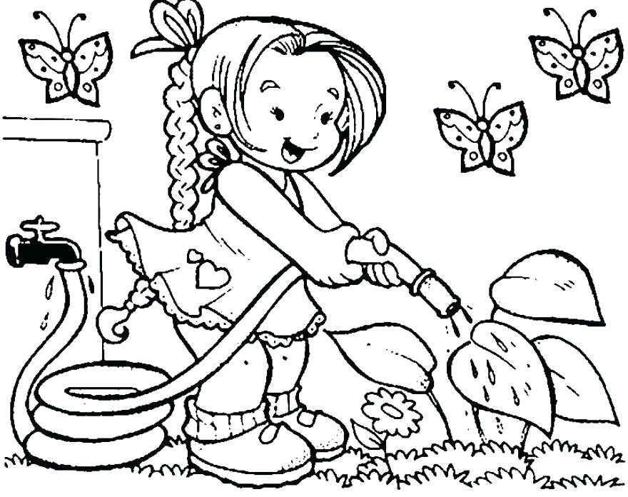 880x696 Printable Coloring Pages Spring Professional