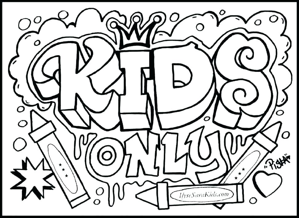 970x707 Cool Coloring Pages Older Kids Printable Coloring Sheets