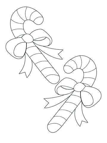 360x480 Candy Cane Coloring Pages Elf Candy Canes Coloring Pages Candy
