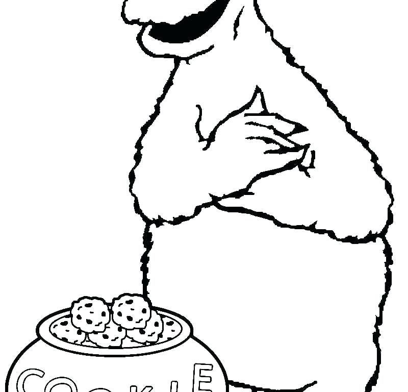 800x768 Cookies Candy Cane For Coloring Page Free Printable Elmo