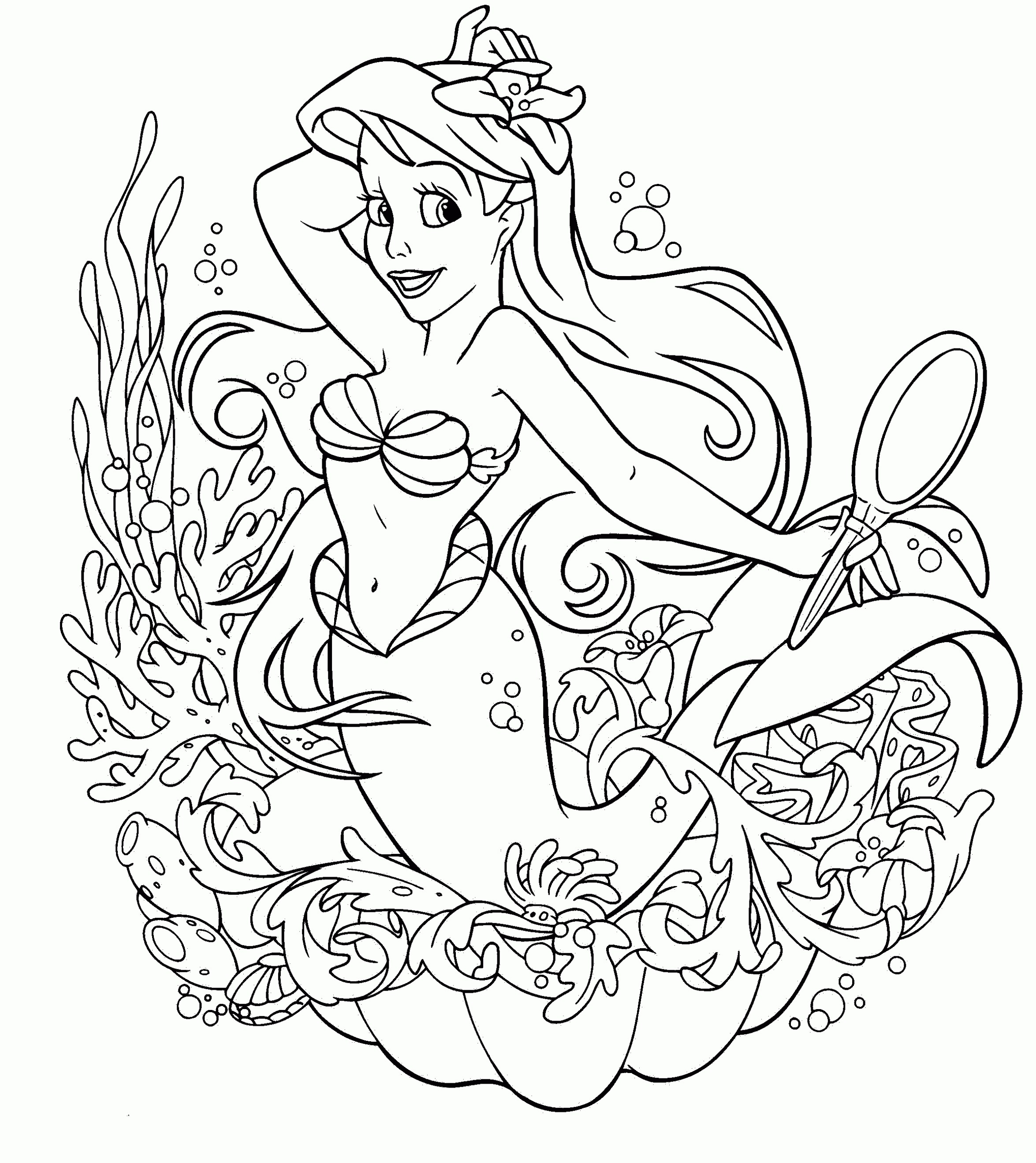 2350x2637 Free Printable Coloring Pages Disney Princesses Printable