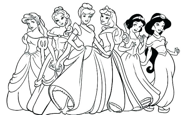 600x371 Free Printable Colouring Pages Disney Cars Princess Coloring Bell