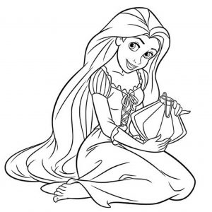 300x300 Coloring Pages Disney Princesses Printable Copy Easy Disney