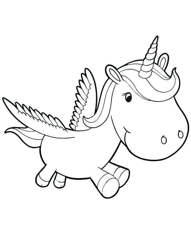 612x792 Free Printable Coloring Pages Of Unicorns Ba Unicorn Coloring