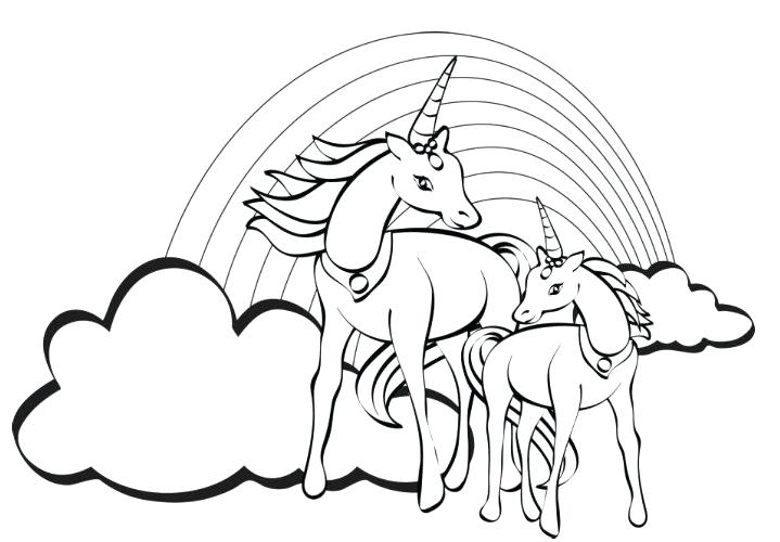 719x500 Free Coloring Pages Unicorn Free Unicorn Coloring Pages Free