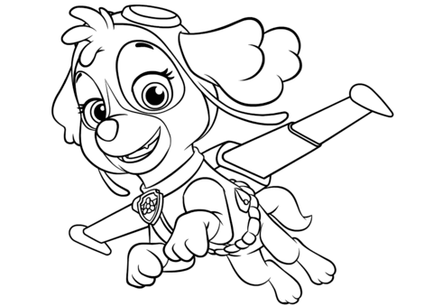 480x339 Skye Paw Patrol Coloring Pages