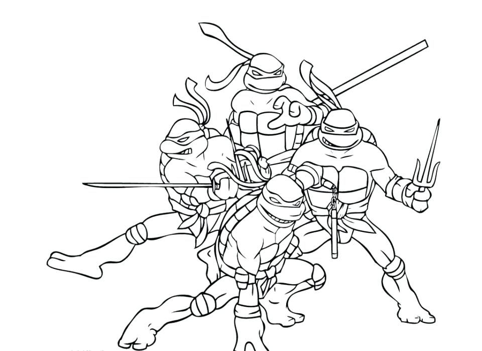 960x698 Nickelodeon Teenage Mutant Ninja Turtles Printable Coloring Pages