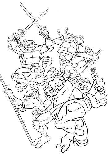 357x500 Tmnt Free Printable Coloring Pages Kids Coloring Teenage Mutant