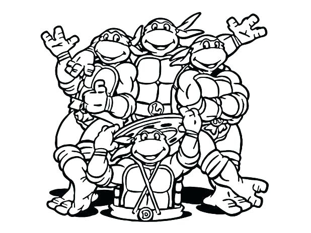 618x464 Free Printable Teenage Mutant Ninja Turtles Coloring Pages Tmnt