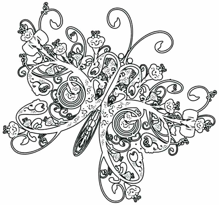 739x690 Free Printable Design Coloring Pages Free Printable Complex